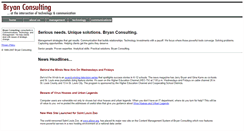 Desktop Screenshot of bryanconsulting.com